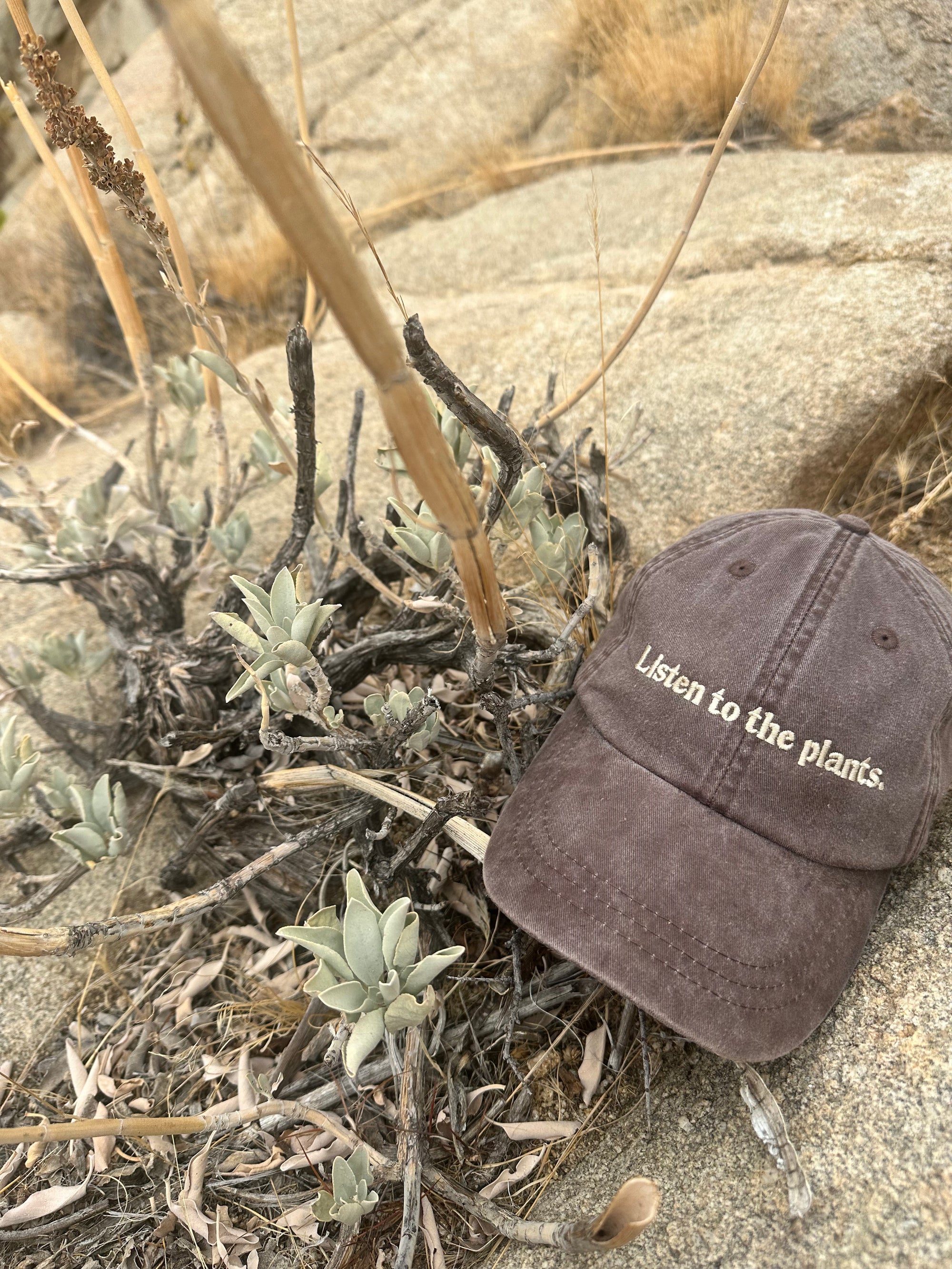 "Listen to the plants" Hat